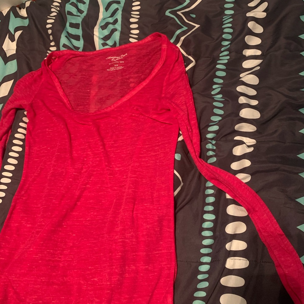 Very cute long sleeve pink shirt